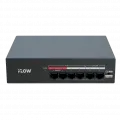 iFlow F-SW-EU206MPOE-V/L PoE ����������, 4 ����� PoE+2 ����� Uplink, 10/100Base-TX, ������ PoE 35 ��.