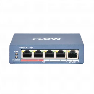 iFLOW F-SW-EU205POE-V PoE ����������, 4 ����� PoE+2 ����� Uplink, 10/100Base-TX, ������ PoE 60 ��.