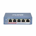iFLOW F-SW-EM206POE-VM/L  ����������� PoE ����������, 4 ����� PoE+2 ����� Uplink, 10/100Base-TX, ������ PoE 45 ��.