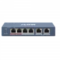 iFLOW F-SW-EU206HPOE-V PoE ����������, 4 ����� PoE+2 ����� Uplink, 10/100Base-TX, ������ PoE 60 ��.