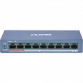 iFLOW F-SW-EU209POE-V/L 8 ������ 10/100Mbps PoE + 1 ���� Uplink 10/100/1000Mbps, ������ PoE 60��