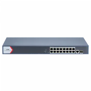 iFLOW F-SW-EM618POE-VM ����������� ��� ���������� 16 x Gigabit PoE ������, 1 x Gigabit Uplink ����, 1 x SFP ����, ������ ��� 230 ��.