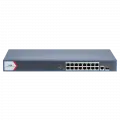 iFLOW F-SW-EM618POE-VM ����������� ��� ���������� 16 x Gigabit PoE ������, 1 x Gigabit Uplink ����, 1 x SFP ����, ������ ��� 230 ��.