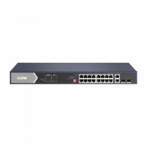 iFlow F-SW-EU620HPOE-V ��� ���������� 16 x Gigabit PoE ������, 2 x Gigabit Uplink ����, 2 x SFP ����, ������ ��� 225 ��.