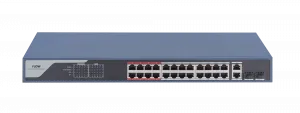 iFLOW F-SW-EU426POE-VM ����������� PoE ����������, 24 ����� PoE 10/100�+2 ����� Uplink, 10/100/1000G, 2 ����� SFP 1000G  ������ PoE 370 ��.