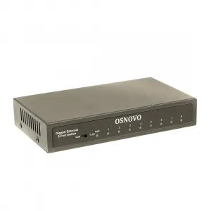 OSNOVO SW-70800 ����������, 8 ������ 10/100/1000 ����/�., �������� ������ (VLAN)