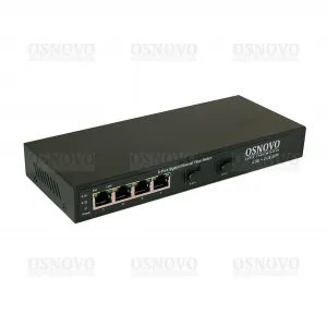OSNOVO SW-7042 ����������, 4 ������ 10/100/1000 ����/ + 2 SFP 1000 ����