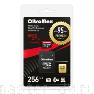   Oltramax 256GB MICROSDXC CLASS 10  Premium (U3)  UHS-I 95 MB/S